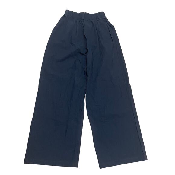 Halara Womens Small Black High Waisted Cotton Pockets Wide Leg Palazzo Pants NWT - Picture 5 of 5